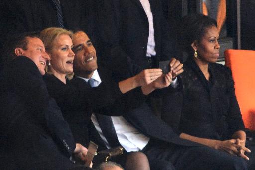 Obama Poses for ‘Selfie’ at Mandela’s Memorial: Selfish Morons  